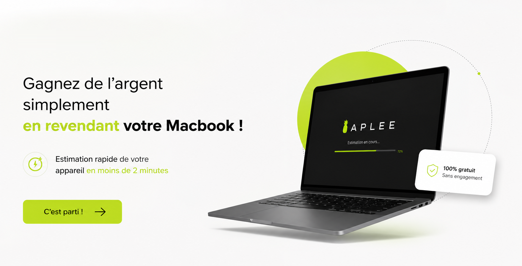 Gagnez de l'argent en revendant votre MacBook — estimation en moins de 2 minutes